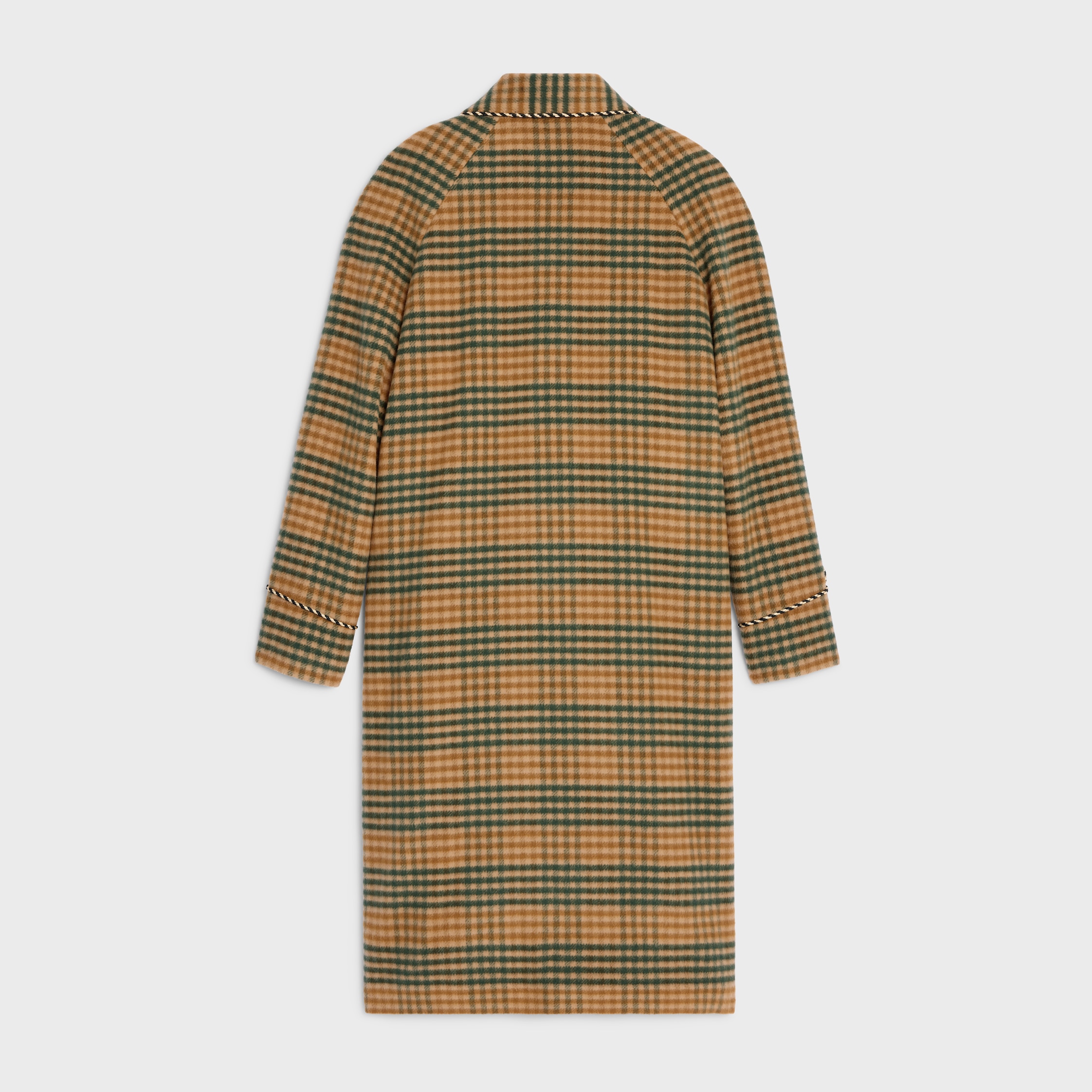 CELINE セリーヌ ギンガムチェック スプリング コート トレンチ サックス セリーヌコート