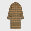 スモーキングコート タータンチェック / ウール - ブラウン / グリーン -  - 2 | CELINE
