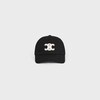 triomphe baseball cap in cotton - BLACK -  - 2 | CELINE