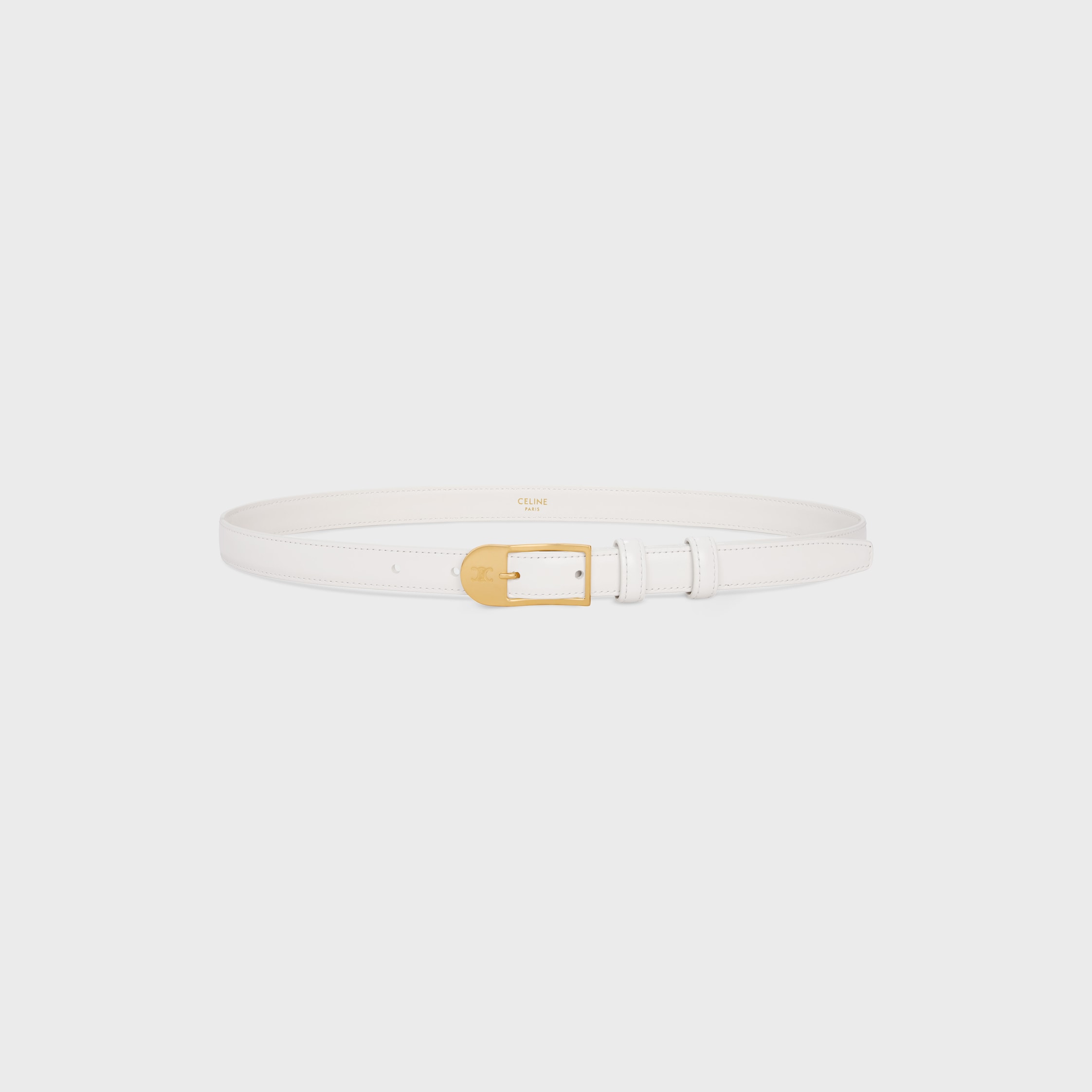BC-25 18MM BELT IN Taurillon Leather - RICE | CELINE