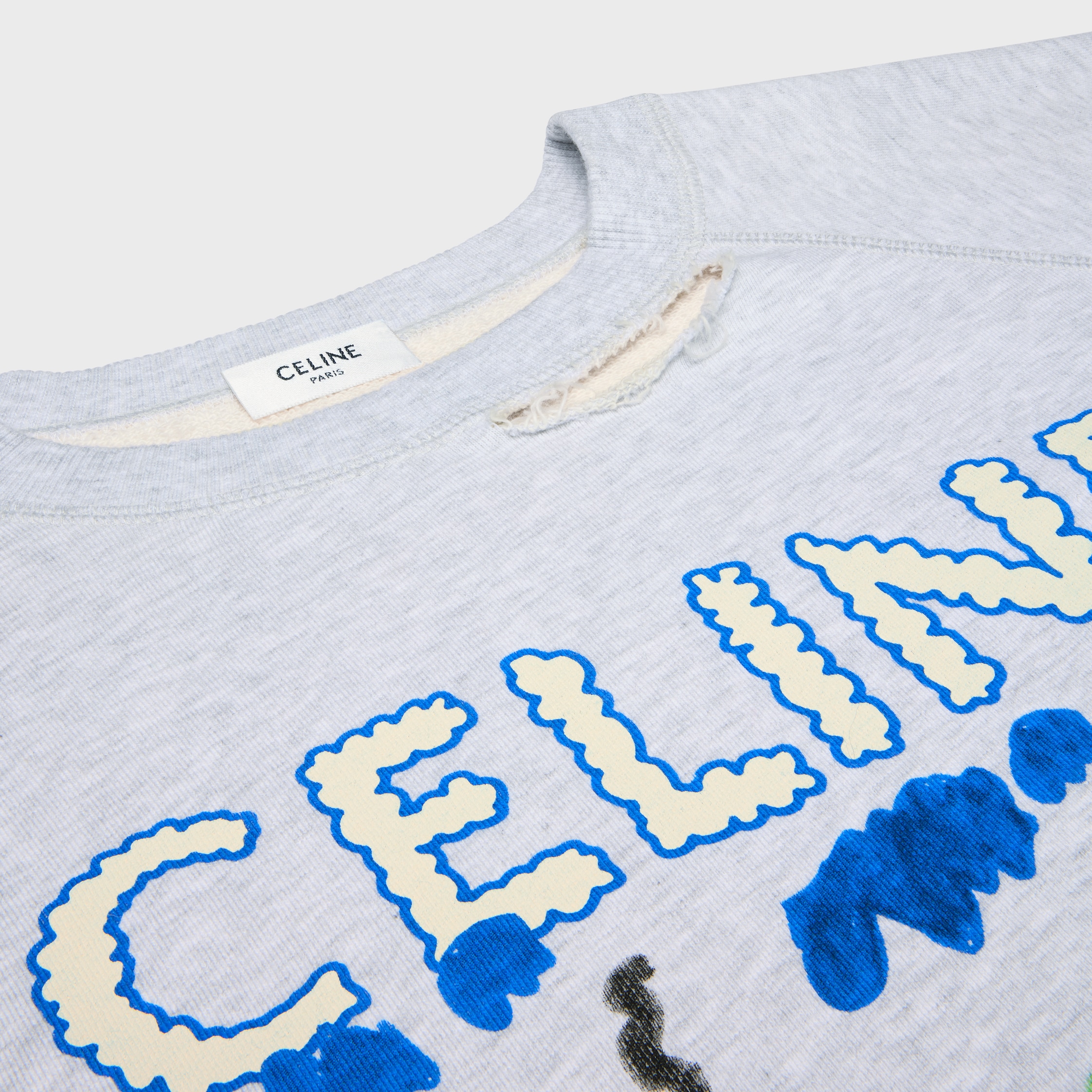 レギュラー スウェットシャツ / コットンフリース - | CELINE