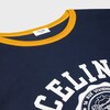 CELINE 블라종 레귤러 티셔츠 - 코튼 저지 - NAVY/ BOUTON D'OR -  - 3 | CELINE