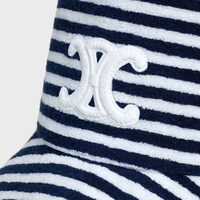 triomphe bob IN terry cotton - NAVY/ECRU -  - 1 | CELINE