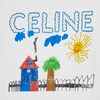 루즈 티셔츠 - 코튼 저지 - 오프 화이트/멀티컬러 -  - 4 | CELINE