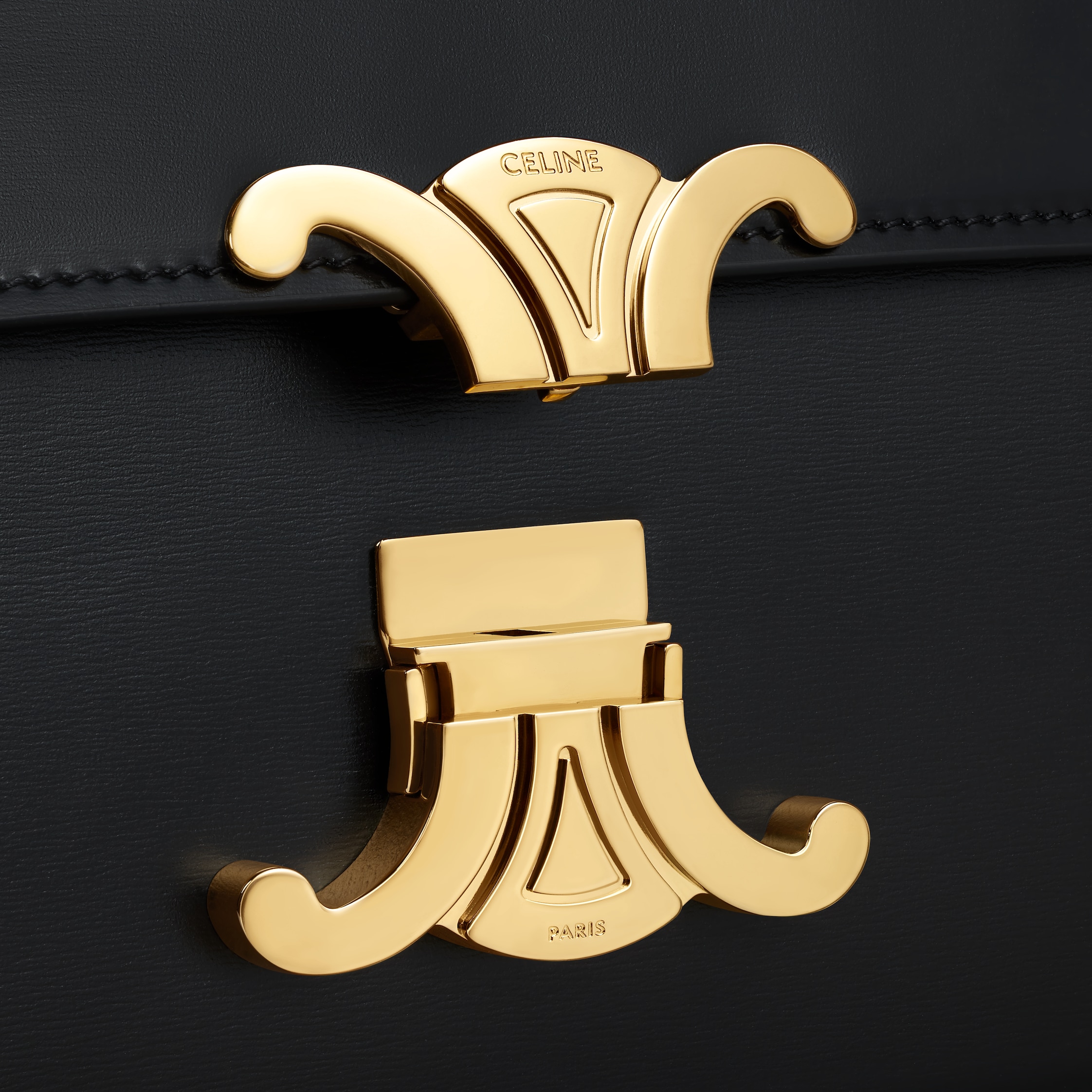 CELINE★Teen Garance Shoulder Bag★Shiny Calf★人気早期完売 TEEN GARANCE bag IN shiny calfskin - BLACK | CELINE