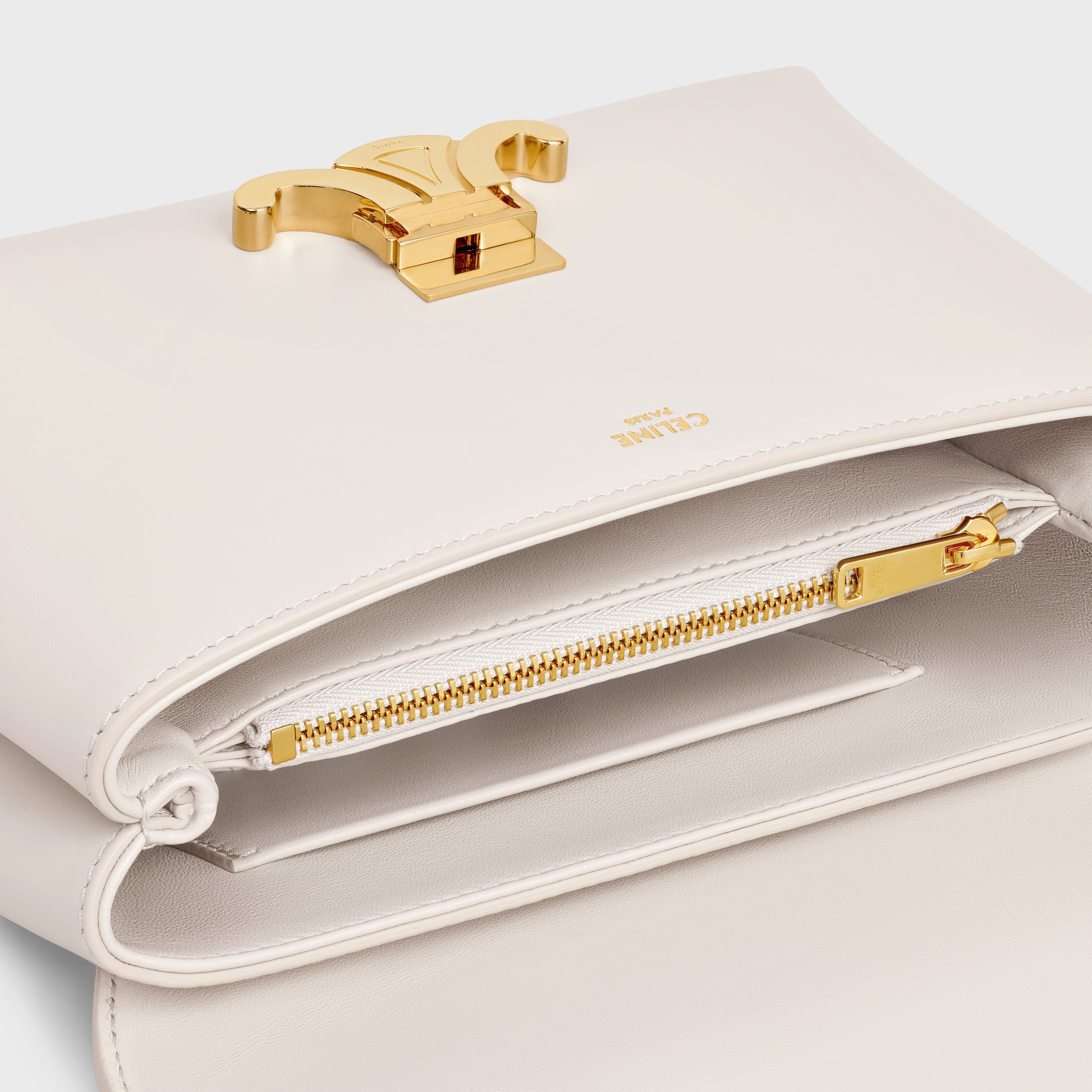 TEEN NINO BAG IN SMOOTH SATINATED CALFSKIN - RICE | CELINE
