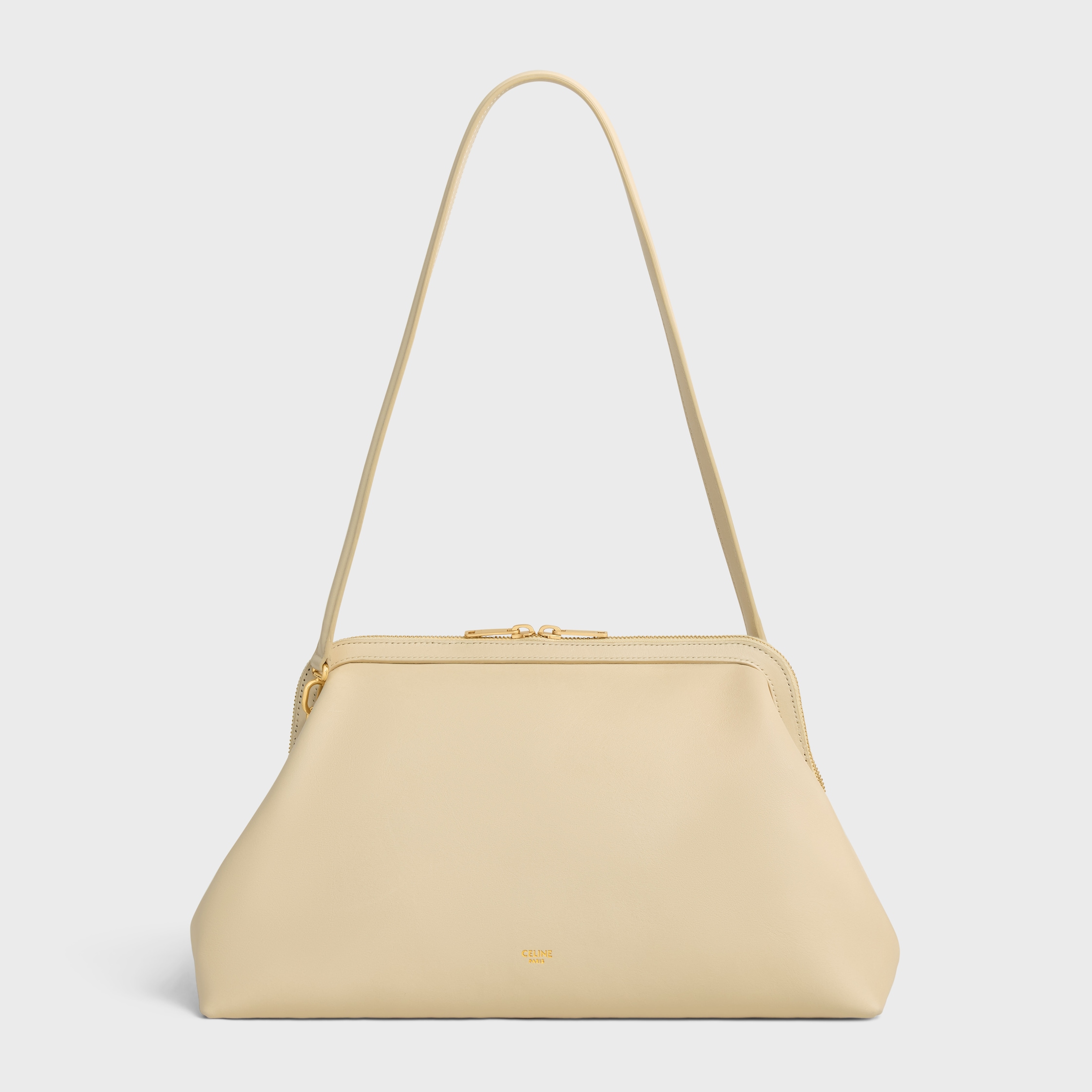 DOCTOR'S POUCH IN SUPPLE NATURAL CALFSKIN - Light Sand | CELINE