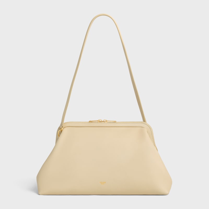 DOCTOR POUCH IN SUPPLE NATURAL CALFSKIN - Light Sand - NEW - 1 | CELINE