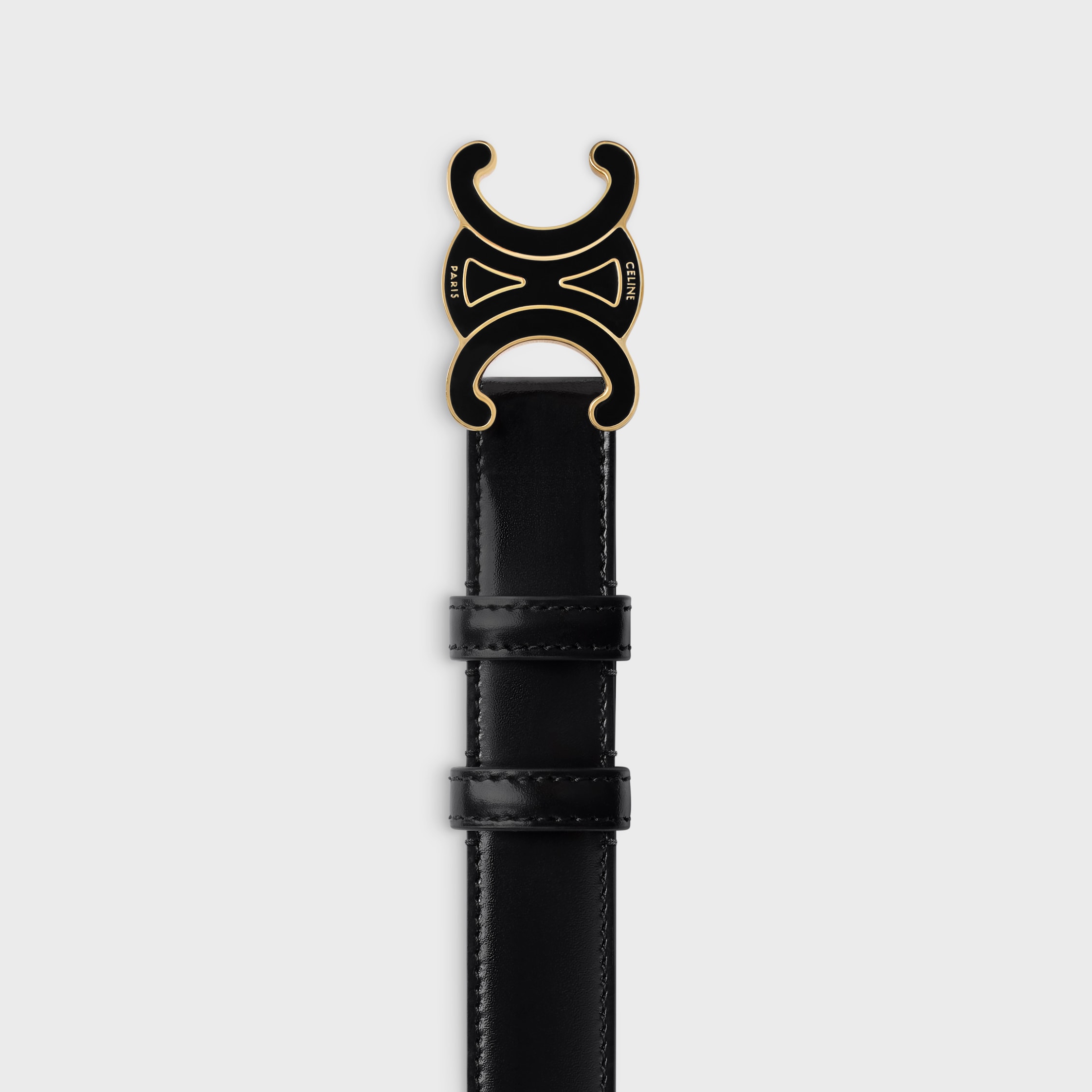 CELINE トリヨンレザー製ミディアム 25MM トリオンフベルト ミディアム 25MM トリオンフ ベルト / トリヨンレザー