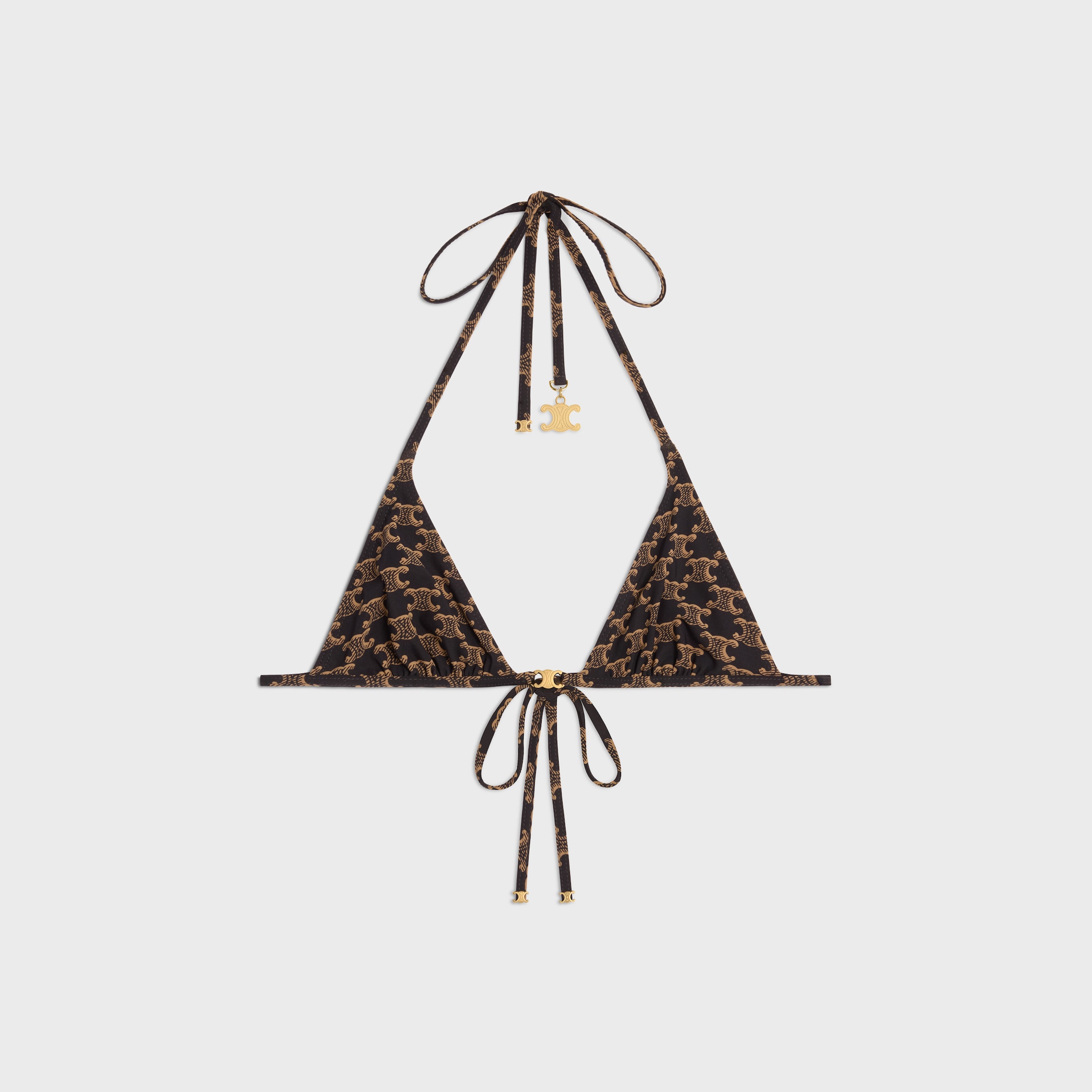 TRIOMPHE TRIANGLE TOP IN MONOGRAM MATTE JERSEY - | CELINE
