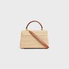 TEEN NINO BAG IN Raffia and calfskin - NATURAL / TAN - TOP-HANDLE BAGS - 3 | CELINE