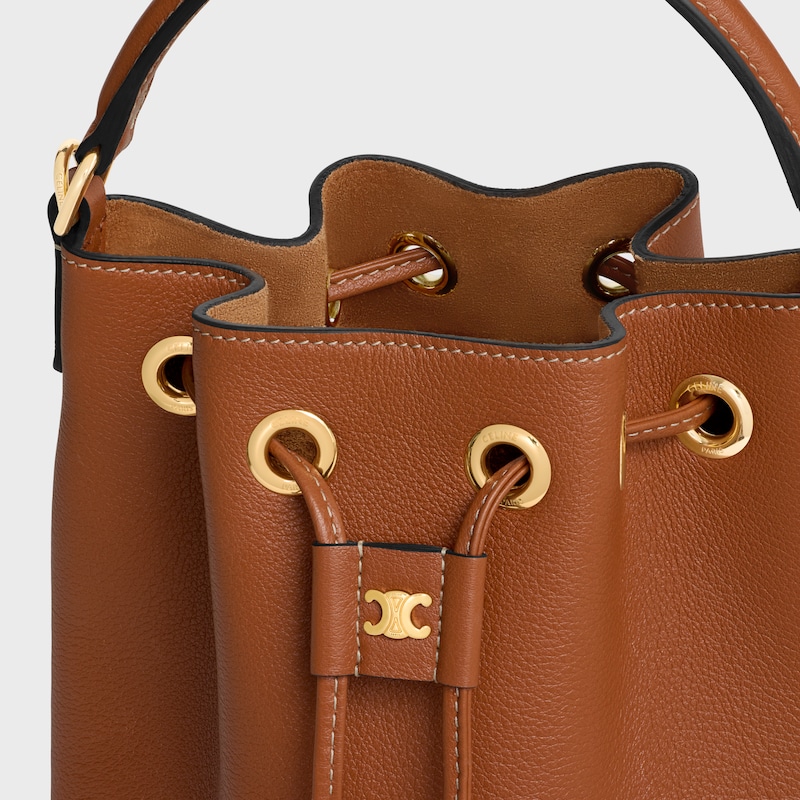 TEEN CLARA BAG IN SUPPLE GRAINED CALFSKIN - TAN - NEW COLLECTION - 1 | CELINE