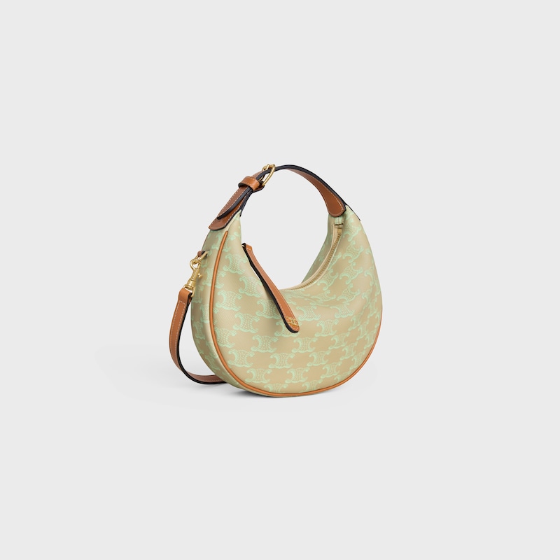 Teen Celine Lulu IN TRIOMPHE CANVAS - SANDCASTLE / SOFT LIME - LULU - 1 | CELINE