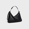 Large Strap Romy IN CROCODILE EMBOSSED DEERSKIN - BLACK - DRAWING SERIES - 2 | CELINE