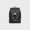 BACKPACK IN CALFSKIN WITH TRIOMPHE EMBOSSED - BLACK - BACKPACKS - 1 | CELINE