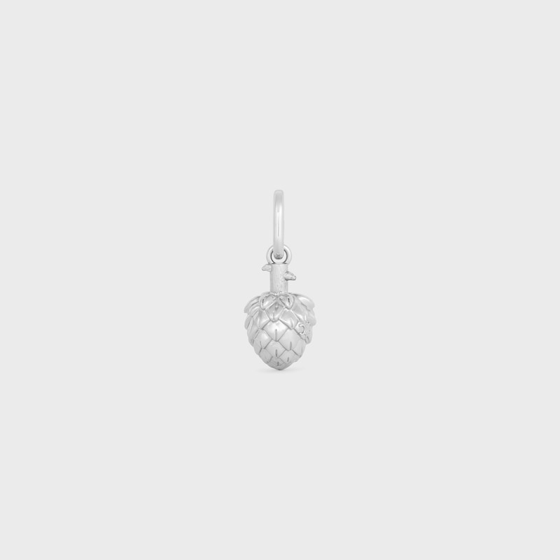 Celine Charms ARTICHOKE IN Brass with Rhodium Finish - SILVER - CELINE CHARMS - 1 | CELINE