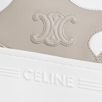 CELINE 트리옹프 블록 스니커즈 - 카프스킨 - 그레이/옵틱 화이트 -  - 1 | CELINE