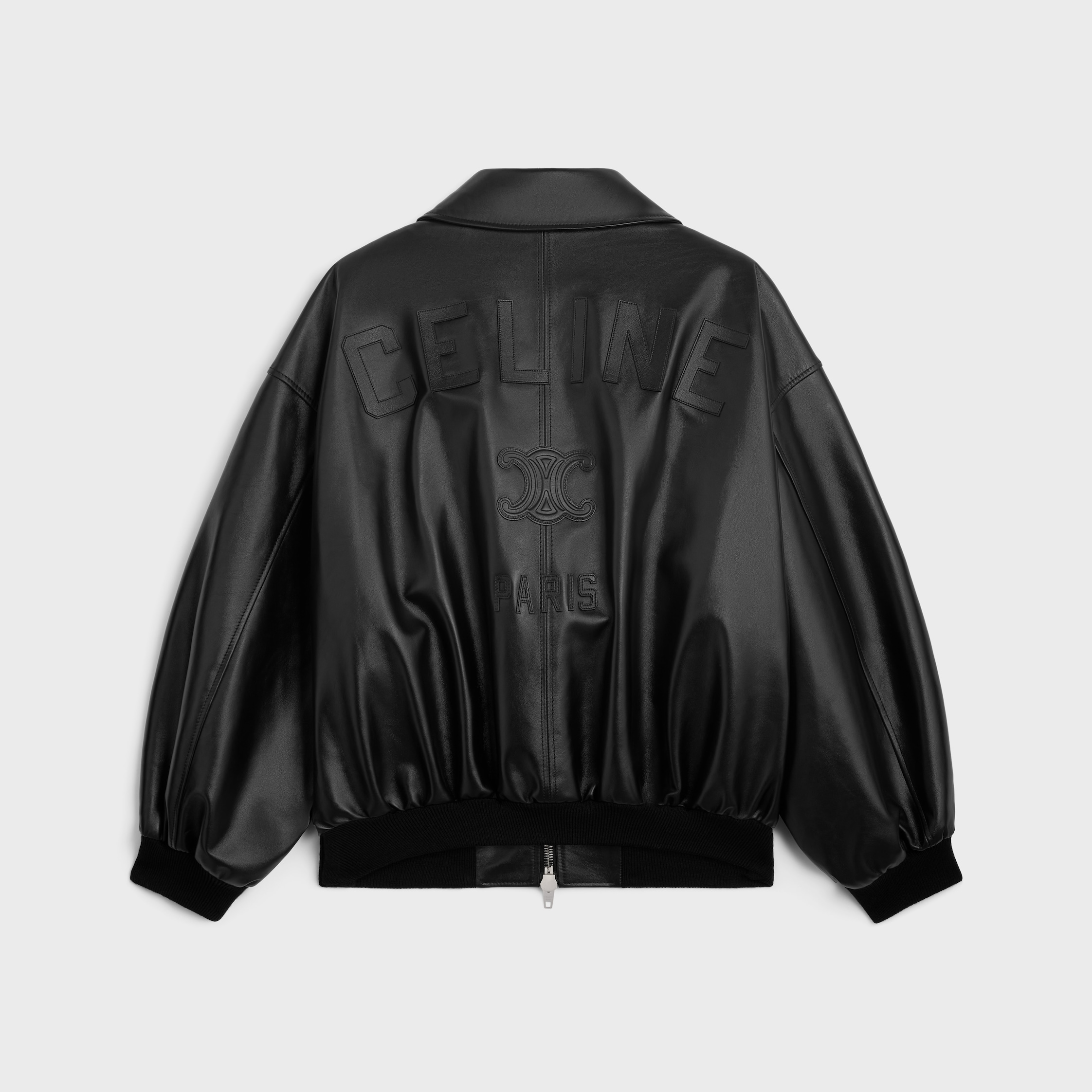 TEDDY JACKET IN CALFSKIN - BLACK | CELINE