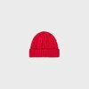 beanie IN TRIOMPHE BRUSHED ARAN COTTON - RED -  - 2 | CELINE
