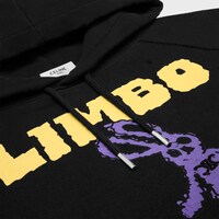 loose hoodie IN cotton fleece - BLACK / MULTICOLOR -  - 1 | CELINE
