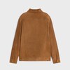 long western jacket in suede - TOBACCO | CELINE