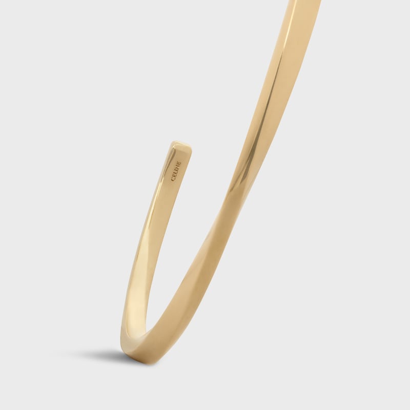 Torsion Bracelet in Yellow Gold - Yellow Gold -  - 1 | CELINE