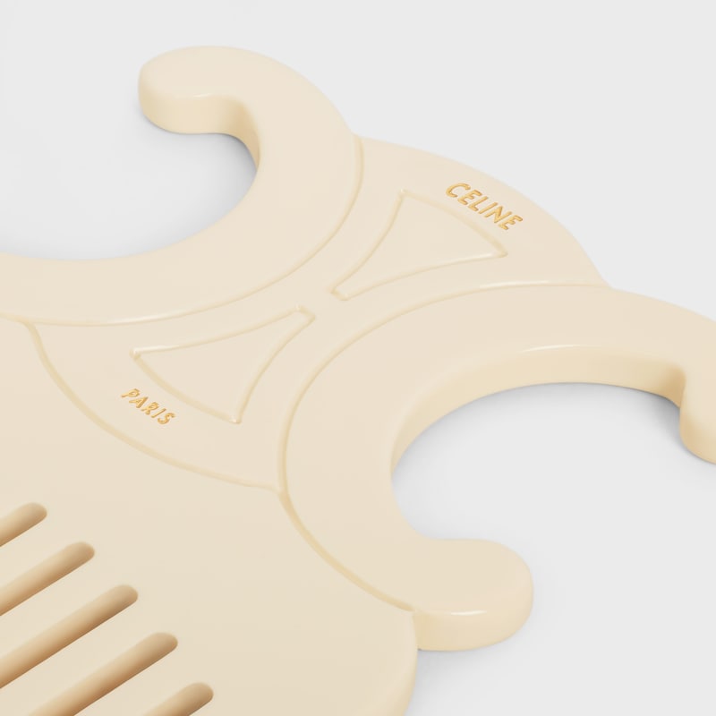 TRIOMPHE HAIR COMB IN ACETATE - IVOIRE - SMALL GIFTS - 1 | CELINE