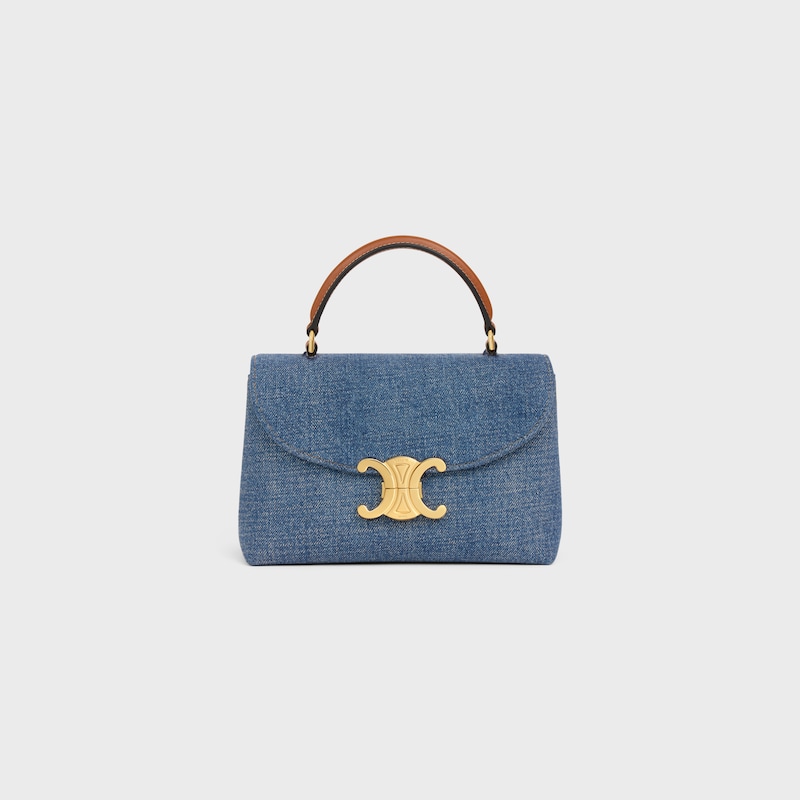 BOLSO TEEN NINO DE DENIM - DENIM / TOSTADO - BOLSOS CON ASA SUPERIOR - 1 | CELINE