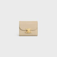 スモール フラップウォレット トリオンフ / リザード - ディープアイボリー - 財布・ウォレット - 1 | CELINE