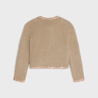 CELINE 22AW ブラッシュドモヘアエンブロイダリーカーディガン CELINE 22AW ブラッシュドモヘアエンブロイダリーカーディガン