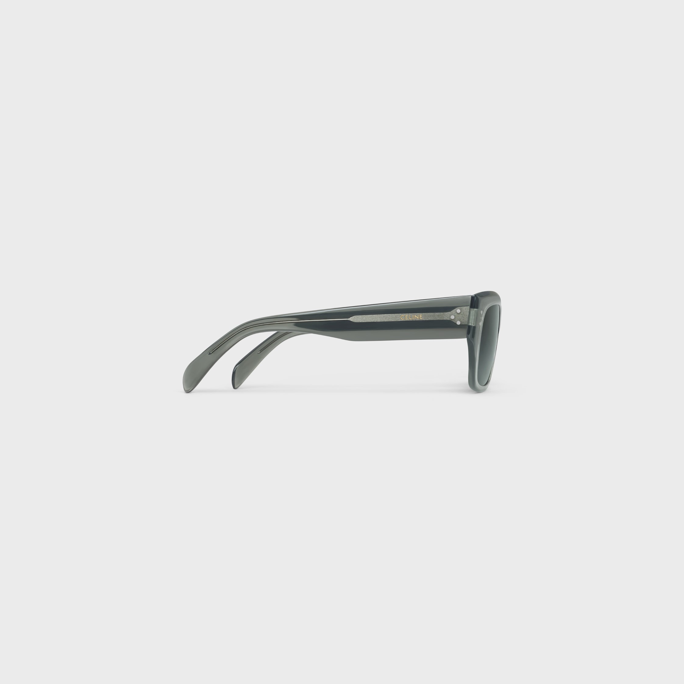 Black Frame 55 sunglasses in Acetate - TRANSPARENT KHAKI | CELINE