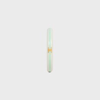 Celine Sorbet Bangle in Resin and Brass with Gold Finish - WHITE / GREEN -  - 1 | CELINE