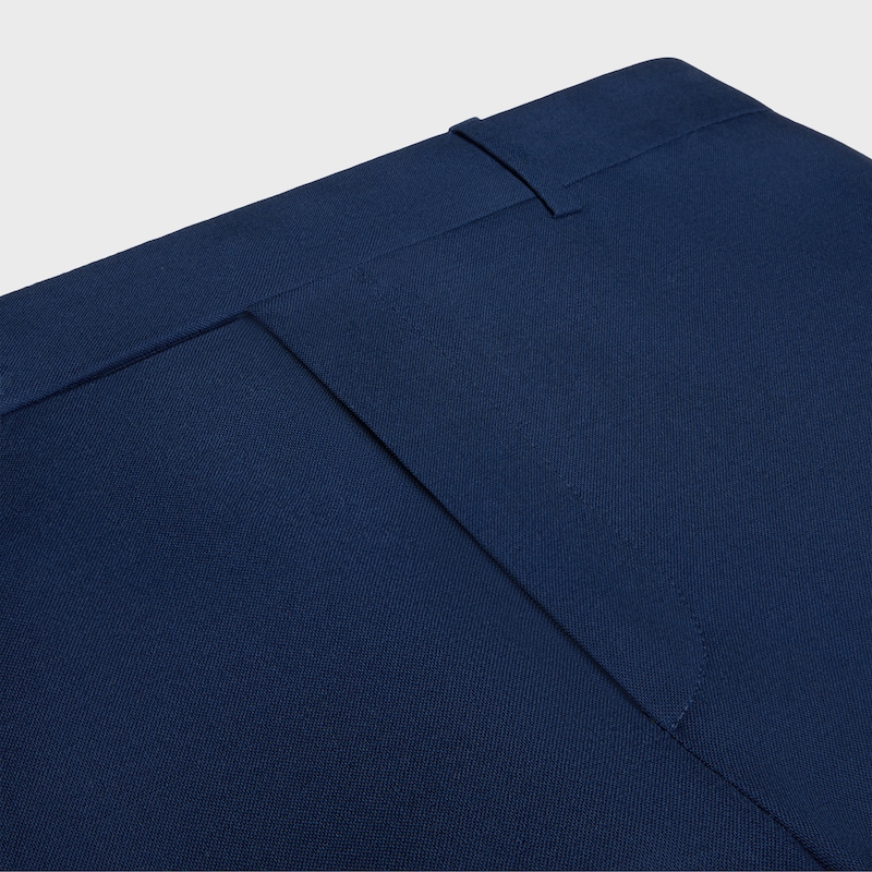 PANTALONES CL&Aacute;SICOS DE LANA - AZUL OC&Eacute;ANO -  - 1 | CELINE