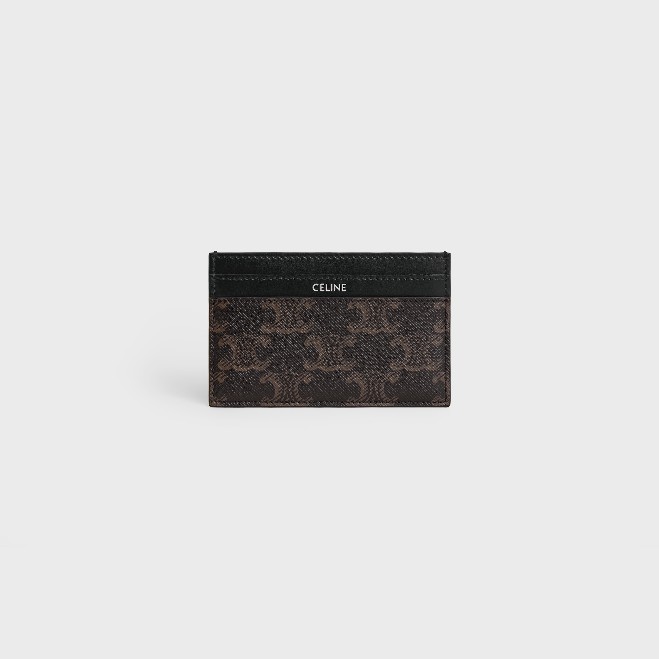 スピード配送◆送込【CELINE】ミディアム*カードホルダー CELINE ☆ フラップ付きカードホルダー / カーフスキン (CELINE