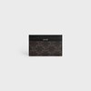 MEDIUM CARD HOLDER IN TRIOMPHE CANVAS AND CALFSKIN - BLACK - TRIOMPHE CANVAS - 1 | CELINE
