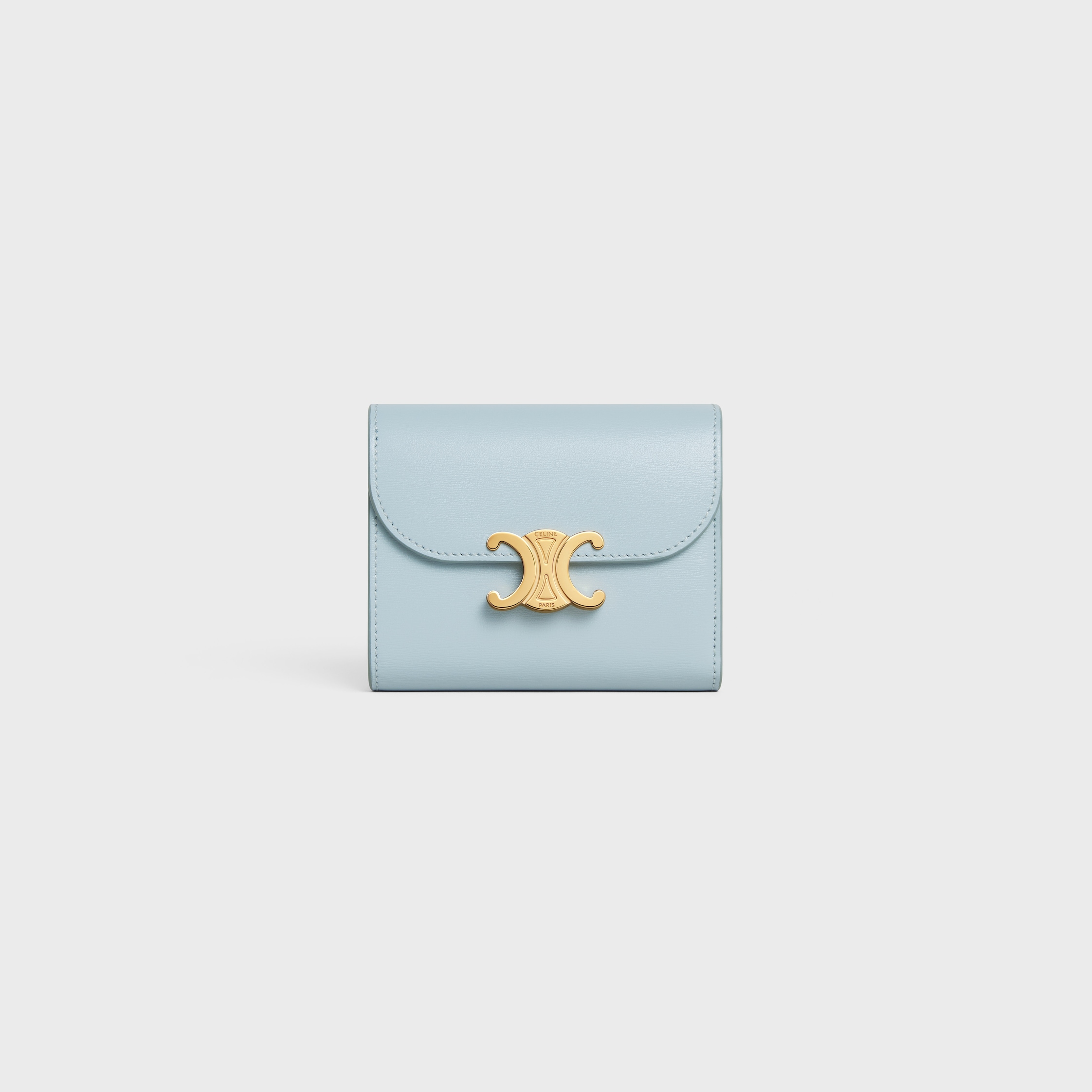 【入手困難】CELINE SMALL WALLET TRIOMPHE SOFT BLUE 10D783DPV-07IC_1_WIN22.jpg