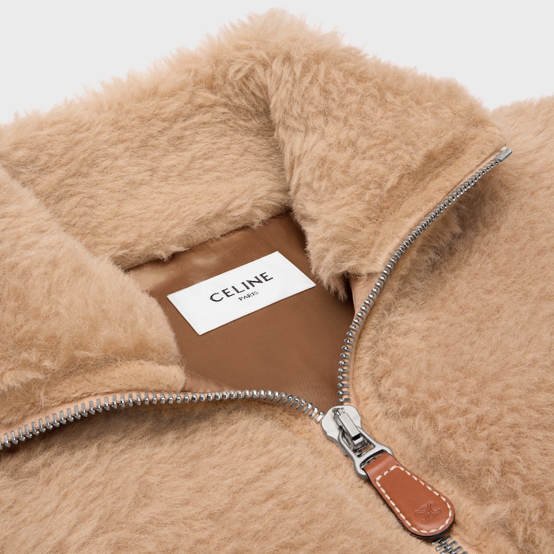 jacket IN ALPACA - Sand/Light Brown -  - 1 | CELINE