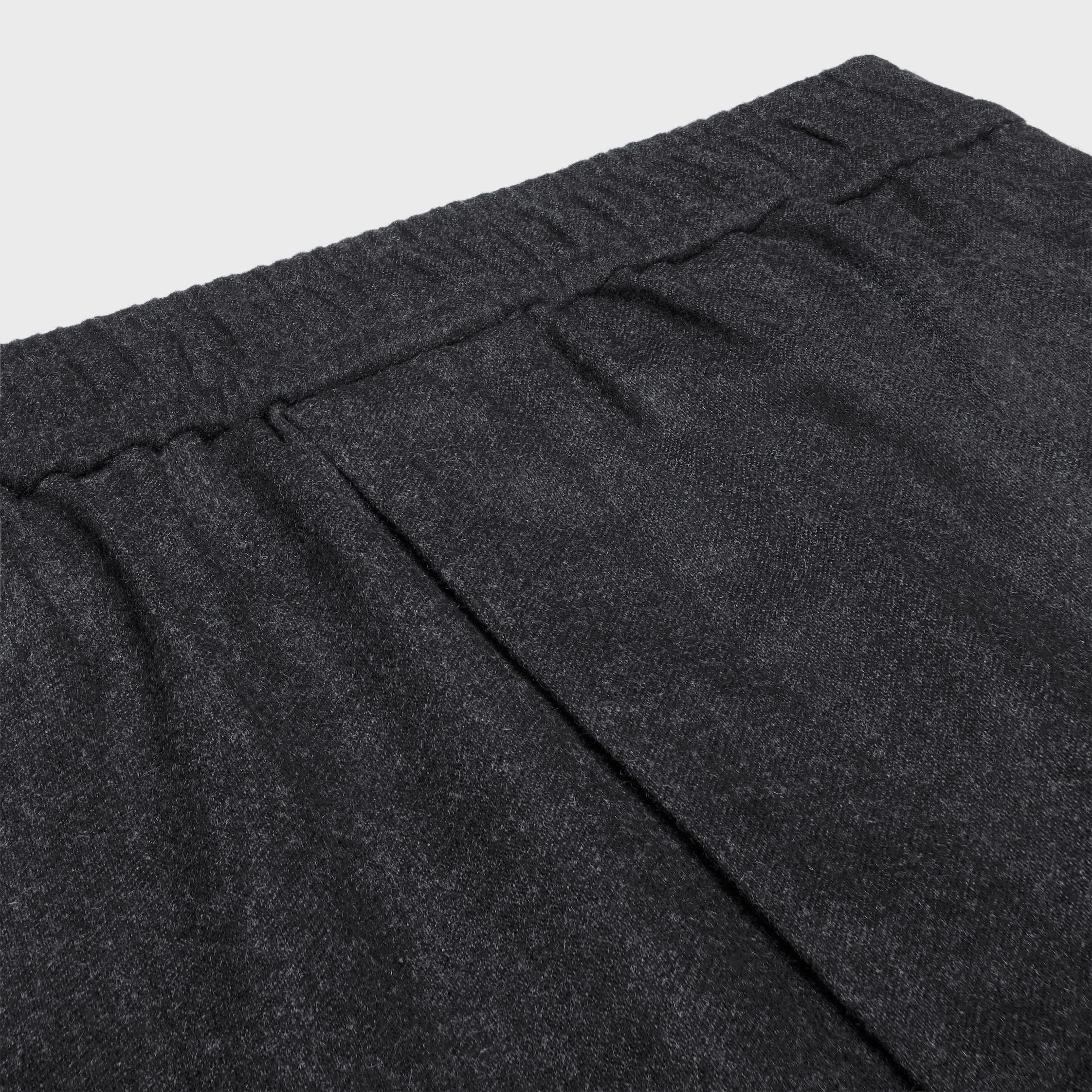 trousers IN CASHMERE FLANNEL - ANTHRACITE | CELINE