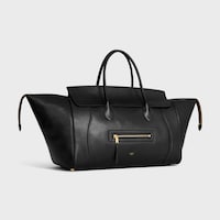 BIG LUGGAGE IN SUPPLE SHINY LAMBSKIN - BLACK - SHOULDER BAGS - 2 | CELINE