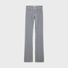 Jeans Lulu in cotone con motivo a righe - BLU/LAVAGGIO BIANCO -  - 1 | CELINE