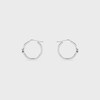 Créoles Sparkle Triomphe en Strass et Laiton Rhodié - ARGENT - TRIOMPHE - 1 | CELINE
