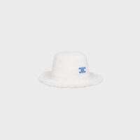 triomphe bucket hat IN cotton twill - WHITE -  - 2 | CELINE