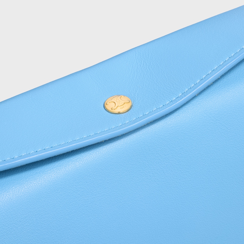 TRIO FLAP Agneau Lisse - BLEU CIEL - NOUVEAUT&Eacute;S - 1 | CELINE