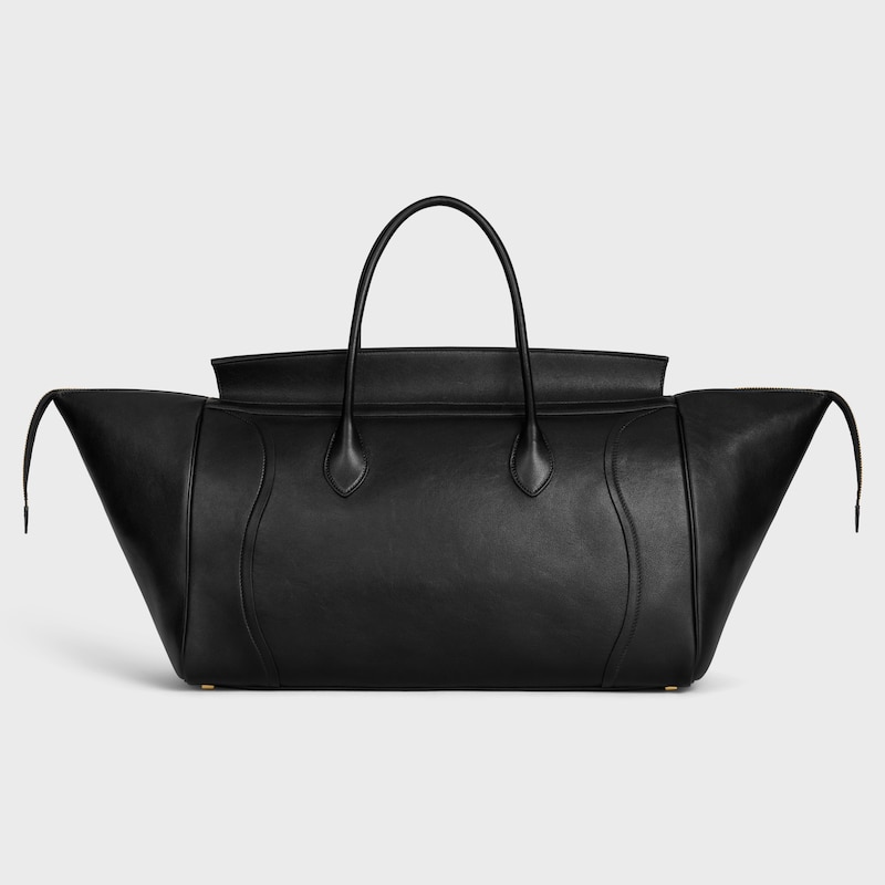 BIG LUGGAGE IN SUPPLE SHINY LAMBSKIN - BLACK - SHOULDER BAGS - 1 | CELINE