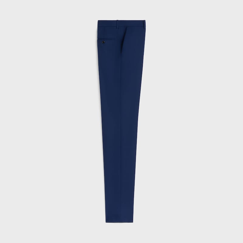 PANTALONES CL&Aacute;SICOS DE LANA - AZUL OC&Eacute;ANO -  - 1 | CELINE