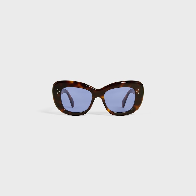 Óculos de sol Diane em Acetato - DARK HAVANA - - 1 | CELINE