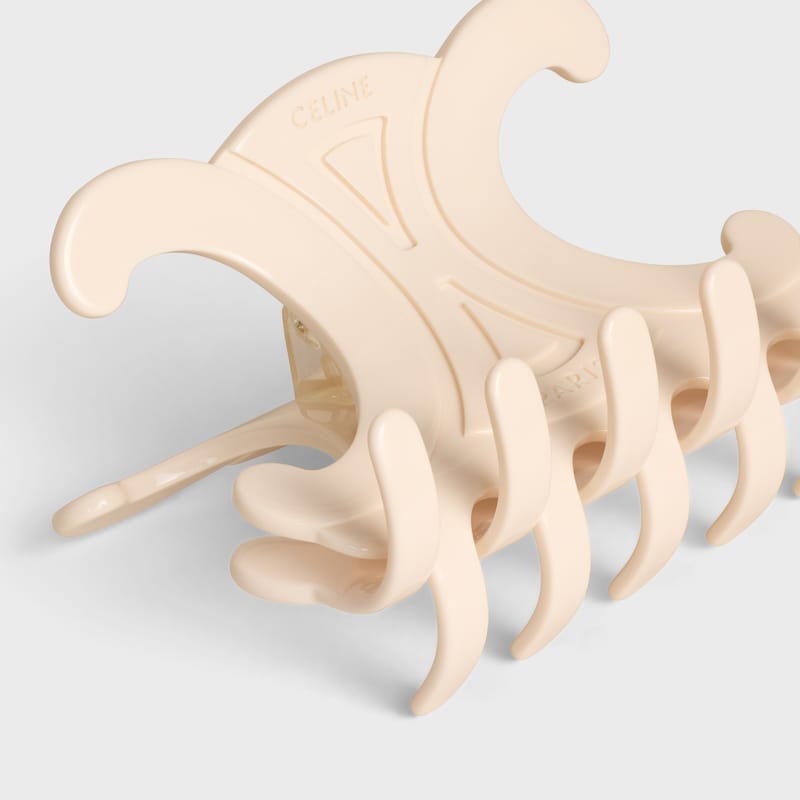 Celine XL Hair Claw in Acetate - IVORY - Event Selection - 1 | CELINE