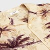 hawaiian shirt in printed silk - CHAMPAGNE/ROSE/MARRON -  - 3 | CELINE