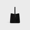 SMALL AMBER IN SUEDE AND PYTHON EFFECT CALFSKIN - BLACK - NEW - 3 | CELINE