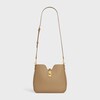 SMALL CAMILLE 16 SOFT BAG IN SMOOTH CALFSKIN - Smoked Brown - CROSS-BODY BAGS - 4 | CELINE